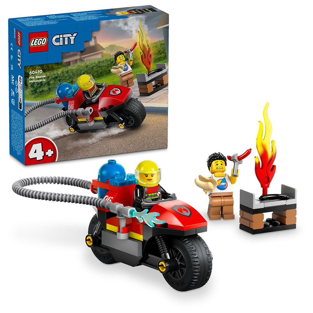 лего сити 60410 Пожежний рятувальний мотоцикл