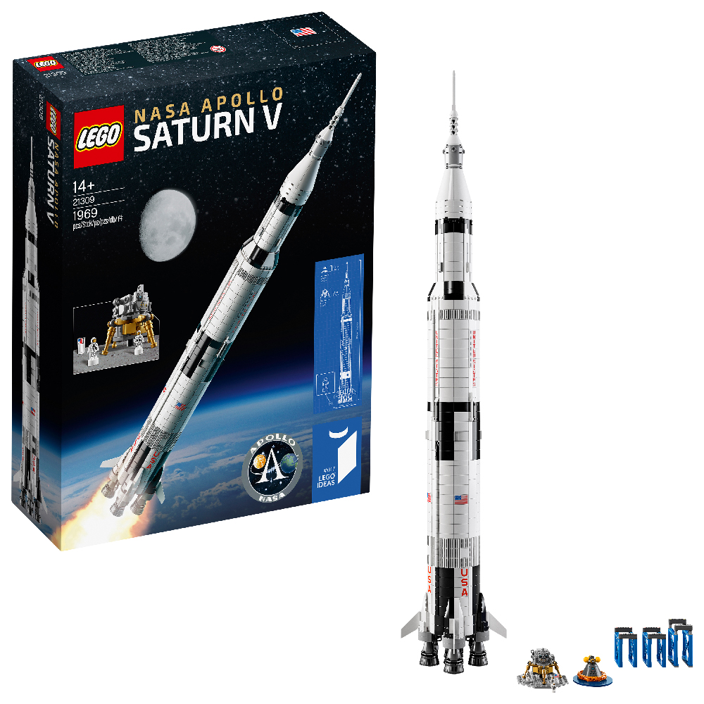 лего ideas 21309 LEGO NASA Аполлон Сатурн 5