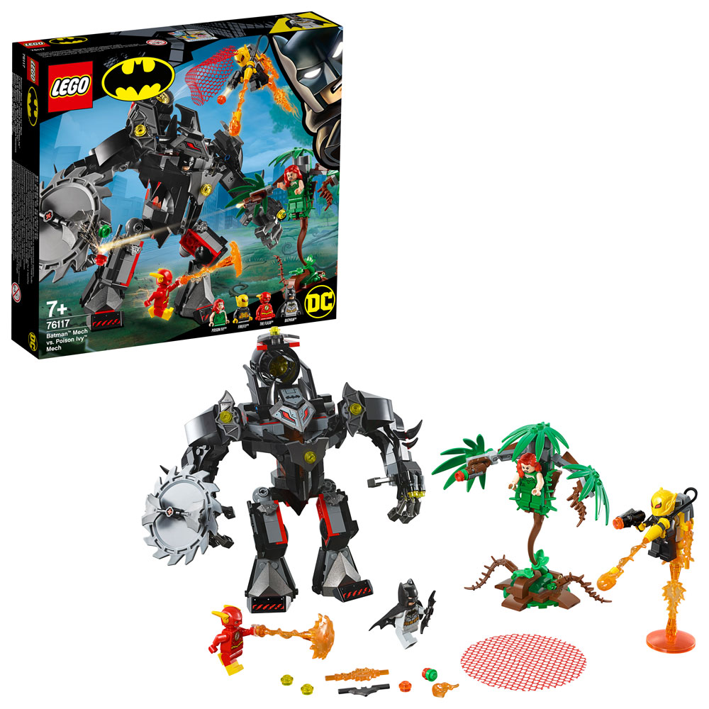 лего супер герои 76117  Робот Бэтмена против робота Ядовитого Плюща