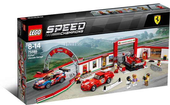 лего speed champions 75889 Гараж Ferrari