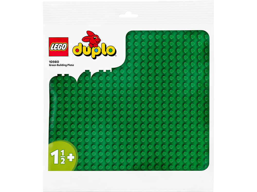 лего дупло 10980 LEGO DUPLO Зелена будівельна пластина