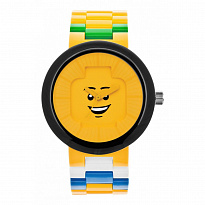 Годинник наручний "Лего "Смайл", жовтий, зі змінними елементами оформлення
